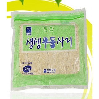 평화 생생 우동사리 1.4kg x 10개(묶음) 업소용 대용량 식자재, 생생우동사리 10개입(1box), 1개