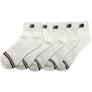 뉴발란스 여성 스포츠 중목 양말 5족 세트 컬러포인트