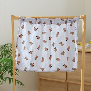 러빈뉴 체크곰 리플 아기 유아 감성 차박 차량용 햇빛가리개 4종