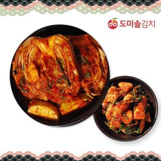 도미솔 사랑채 포기김치 3kg + 사각사각 총각김치 2kg 총5kg 1개 상품 이미지