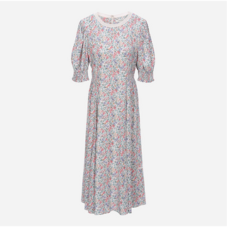 [국내매장 정품] 써스데이아일랜드 원피스 가을 임부복 태교여행 휴양지 비치웨어 리조트룩 7부 라운드넥 셔링 포인트 S(55~66 size)