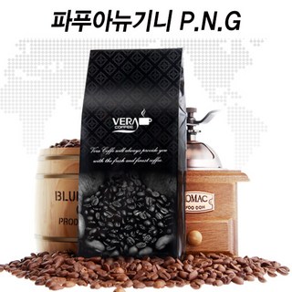 베라커피 원두 파푸아뉴기니 P.N.G 1kg, 1개, 홀빈(분쇄안함)