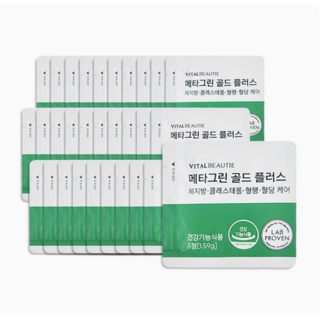 바이탈뷰티 메타그린 골드 플러스 30일분(시식용) 체지방감소, 30개, 3정