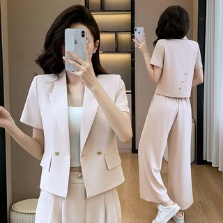 여름 여성투피스 / 정장세트 / 반팔자켓 여름바지 / EHD5945 70