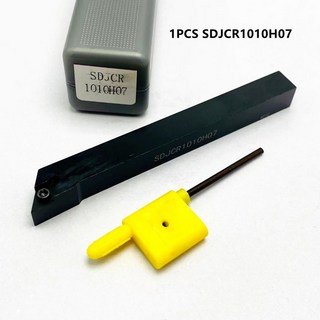 CNC 외부 터닝 공구 거치대 커터 바 카바이드 인서트 선반 세트 SDJCR1010H07 SDJCR DCMT070204, 19 SDJCR1010H07, 1개