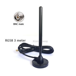 외부 SMA 433 공중 옴니 마그네틱 7dBi 433Mhz 안테나, 3m cable BNC, 1개