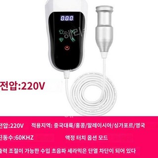 휴대용 초음파 세척기 400W 과일 및 주방용품, 2. 70-100W 220V 대륙용