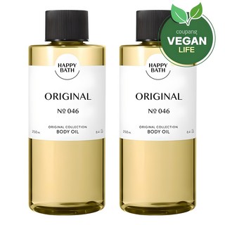 해피바스 오리지널 컬렉션 바디오일 오리지널향, 250ml, 2개