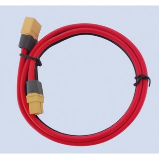 XT60 암수 전원 연장 케이블 - 12AWG 0.61m - 주석 도금 구리선 고내구성 PVC, 1개