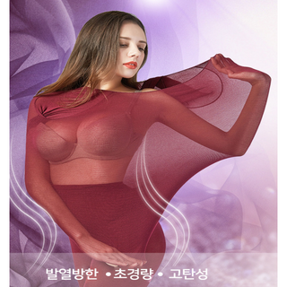 초경량 피부 친화적인 자가발열 스타킹 내의 내복 보온