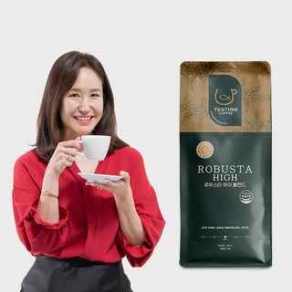 1kg 원두커피 로부스타 하이 블렌드 고소하고 맛있는 원두 홀빈 베트남 에티오피아 커피머신 추천원두, 1개, 홀빈(분쇄안함)