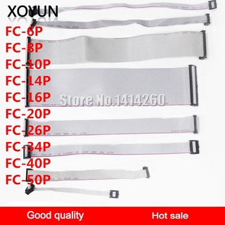 회색 리본 케이블 FC 6P 8P 10P 14P 16P 20P 26P 34P JTAG 30CM 간격 2 54, FC-40P, 40개