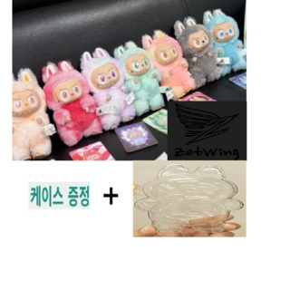 라부부 팝마트 인형 키링 시리즈 피규어 마카롱 가능 세대 투명 THE 시크릿 LABUBU, 1개