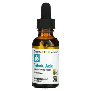 캘리포니아골드뉴트리션 폴린산 알코올 무함유 30ml(1fl oz), 1개