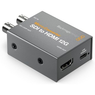 Blackmagic CONVBDCSDIHDMI12GP Micro Converter BiDirect SDIHDMI 12G [] PSU(파워 서플라이