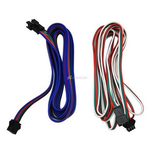 1M/2M/5M 2pin ARGB JST SM 플러그 확장 남성/여성 Eire 커넥터 케이블 Led 라이트 드라이버 CCTV, 02 4pin, 01 0.5m, 1개
