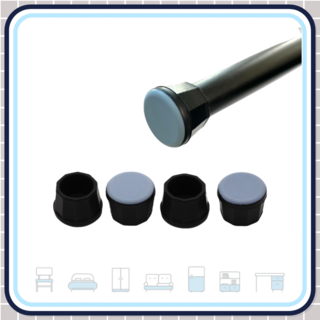 [커버형] 이지슬라이드 가구슬라이딩패드 식탁의자다리커버 의자양말 의자발커버 소음패드, 1개