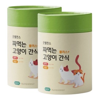 굿밸런스 짜먹는 고양이간식 고양이츄르 연어닭고기 720g 2개