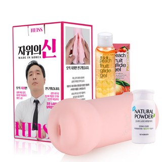 하이쓰 찬우박 자위의 신 + 소프트 내추럴 파우더 50g + 과일젤 복숭아 100ml 세트 오나홀 성인용품 명기 핸드잡 남성성인용품, 1개 대표 이미지 - 센스바디 추천
