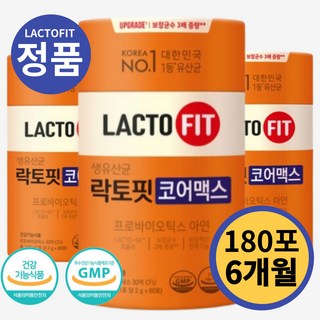 락토핏 종근당건강 생유산균 코어맥스, 80g, 3박스