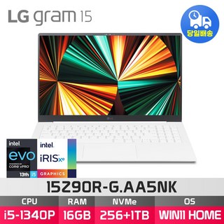 LG전자 LG 그램15 15Z90R-G.AA5NK
