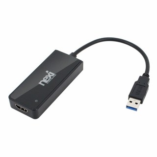 [NEXI] 넥시 USB to HDMI 컨버터 [NX-U3TH324] [NX324] [블랙], nx324, 1개