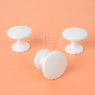 철물인 가구손잡이 비숍 30 / 장식장 장농 수납장 리폼, 02. 백색, 1개