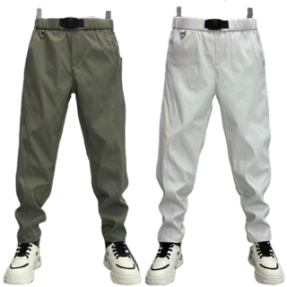 십전십미 카고 와이드 캐주얼 워싱 스판 조거 팬츠