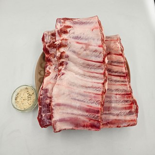 통밀먹인 돼지 등갈비 쪽갈비 바베큐, 2개, 1kg