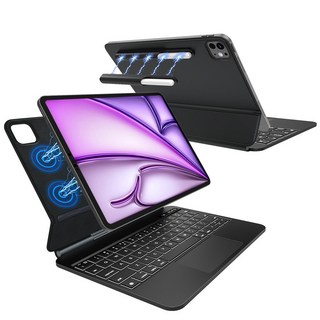 DANYCASE 아이패드 자력 흡착 디지털 전력 마법 키보드 케이스