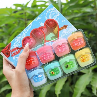 4/6/8pcs 모이스춰 라이징 립 밤 세트 메이크업 천연 식물베이스 안티 크래킹 스킨 케어, 1개