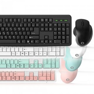 큐센 MK280 무선 키보드 버티컬 마우스 세트