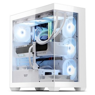 darkFlash DS900 ARGB 강화유리 (화이트), DS900 ARGB 강화유리 미들타워 케이스 화이트, 100개