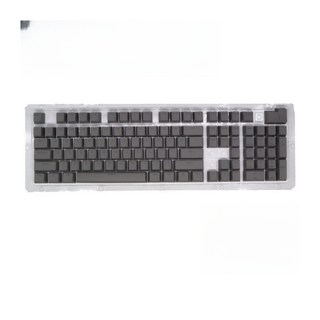 타닥 기본 단색 14color 고급 ABS OEM 프로파일 LED투과 이중사출 키캡, 블랙, 1개