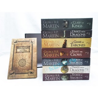 [드림창고] [케이스없음] 왕좌의게임 원서 Game of Thrones 7권 전집 Song of Ice and Fire 시리즈 보너스 지도 포함 세트