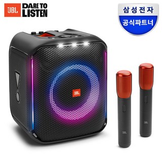 삼성공식파트너 JBL 하만카돈 블루투스 무선 스피커 모음, JBL 파티박스 앙코르(2개마이크포함)