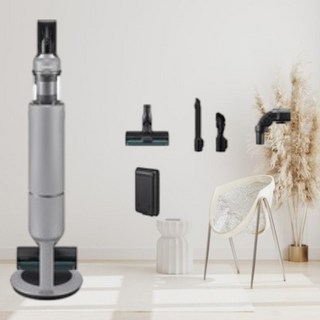 삼성전자 BESPOKE제트220W 스틱 무선 청소기 VS20B956AXG, 페블그레이