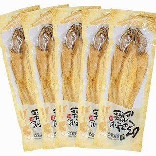 해미담 최상품 황태 국내가공 용대리 황태포 북어포 특대사이즈 43cm 미만, 75g, 5개