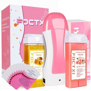 여성용 민감성 피부용 FOCTXI 롤러 왁싱 키트 2온스 다리용 제모제, 1개