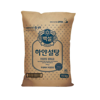 백설 하얀설탕 15kg 1개 상품 이미지