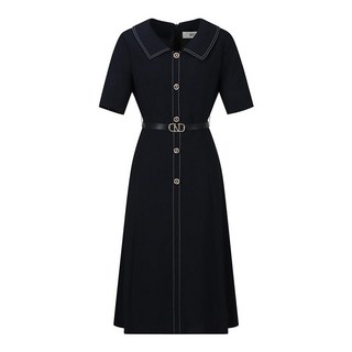 베스띠벨리 24여름 버튼 플랫 카라 원피스12523