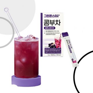 GREENMONSTER 디톡 콤부차 블랙사파이어 214468, 6박스(60포)