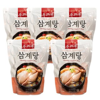 진한식품 궁중 삼계탕 (멸균포장) 1kg, 5개