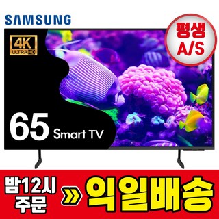 삼성 24년형 65인치 165cm 크리스탈 4K UHD 스마트TV LED 65DU7200, 방문설치, 스탠드형, 65인치(165cm)