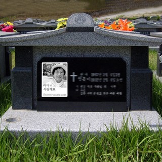 마리핸즈 가족묘사진 위패사진 묘지사진 영정사진 야외위패사진, 120 * 160, 1개