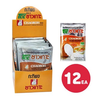 차오코 코코넛 밀크 파우더, 60g, 12개