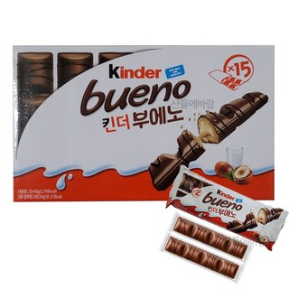 킨더 부에노 T2 초콜릿, 43g, 15개