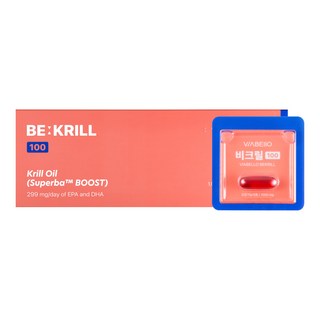비아벨로 비크릴 100 인지질 크릴오일, 1박스, 15정