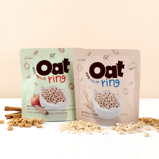 톨스토리 오트링 건강한 아침 씨리얼 귀리 곡물시리얼, 15개, 30g