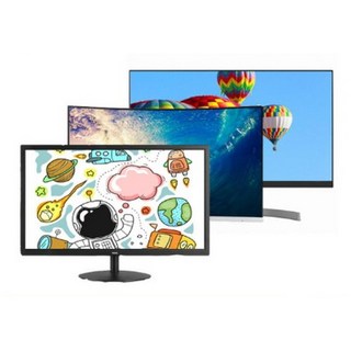 22인치 중고 모니터 사용 모습